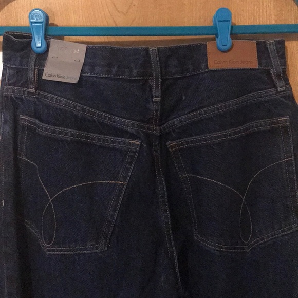 Calvin Klein extreme wide fringed jeans Sz 29x34 - Picture 6 of 8